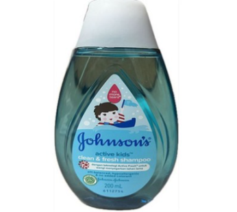 “Johnson’s Baby Active Kids Clean & Fresh Shampoo, 200ml, 1pc “
