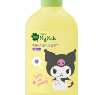 Green Finger Sanrio My Kids Plus Shampoo Peach Scent, 320ml, 1pc