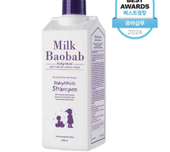 Milk Baobab Baby & Kids Shampoo, 500ml, 1pc