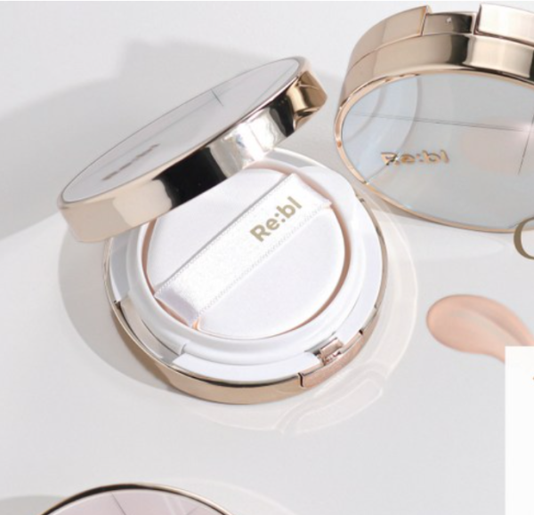 Libble Glow Cushion Glow Cellin (Main product + 1 refill + 1 round puff) Water Glow Moisture Cushion Light Beige No. 21 No. 19~21