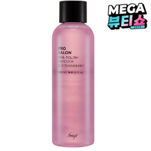 The Face Shop Pro Salon Nail Remover 01 Strawberry, 500ml, 1ea