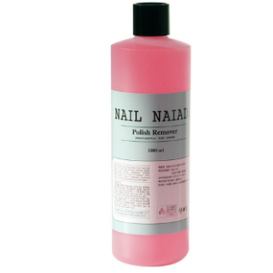Naiad Nail Acetone Polish Remover 1L Strawberry Scent Original Large Capacity Durable Nail Remover