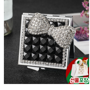 Luxury Folding Mini Square Double Sided Hand Mirror