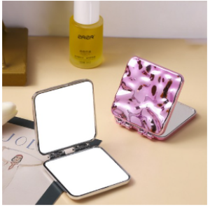Gewass Portable Folding Mini Hand Mirror