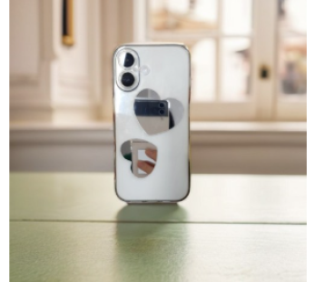 ”  LORIA My Own Mini Hand Mirror Multipurpose Mini Sticker Mirror Set, Square + Circle, 8 Pieces “