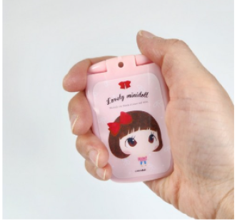 Cocohouse Lovely Mini Portable Mirror Set, 5 Pieces, Pink