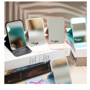 Balletcore Mini Table Mirror Portable, 1 Piece, S11 Free Stationery