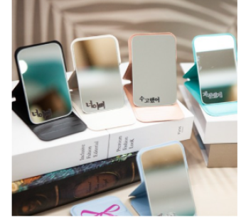 Balletcore Mini Table Mirror Portable, 1 Piece, S11 Free Stationery