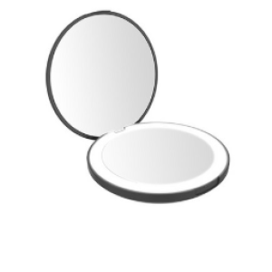 “Chief Mall 10x Magnification LED Portable Hand Mirror, 1pc, Black “