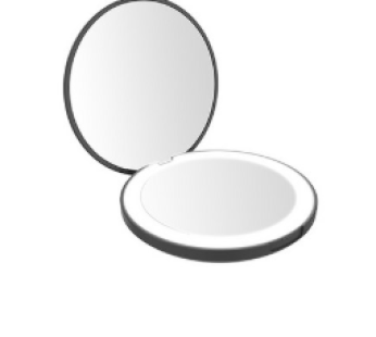 “Chief Mall 10x Magnification LED Portable Hand Mirror, 1pc, Black “