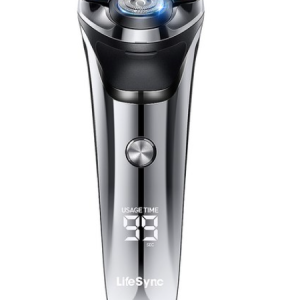 “LifeSync Men’s Electric Shaver 3 Heads Waterproof Dry Wet Shave Trimmer Included FK373 “