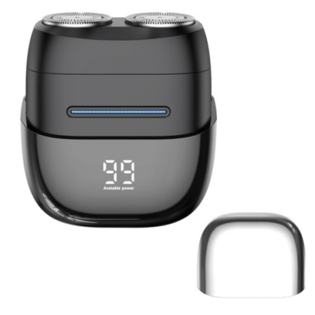 RUN Technology Portable Mini Rechargeable Electric Shaver Head Fully Detachable Waterproof Remaining Capacity Display