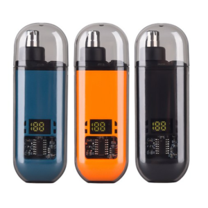 Manon Display-equipped! Rechargeable high-power portable nose hair trimmer