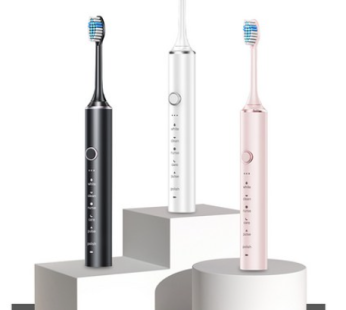 Receive 4 brush heads + toothbrush storage box when purchasing an electric toothbrush. Available in 3 colors.