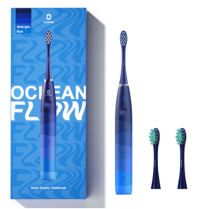 [Limited Special Price 32,800 Won] Oclean Flow Sonic Electric Toothbrush Body + 3 Toothbrush Heads Charged Only Twice a Year 76,000 Times per Minute IPX7 Waterproof