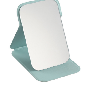 Mudas Pastel Round Edge Rectangle Portable Folding Table Mirror Standard