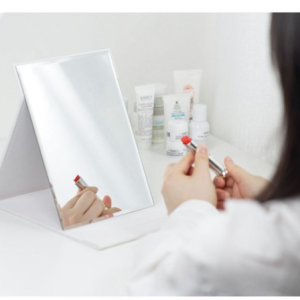 Vitahalo PU Cover Folding Portable Table Mirror Large