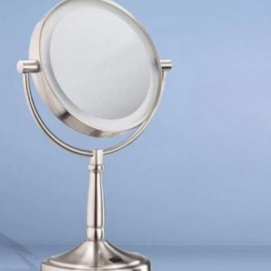 10x Mirror LED Light Makeup 7 Inch Table Double Sided Beauty Salon 10x Magnification Model Reflector