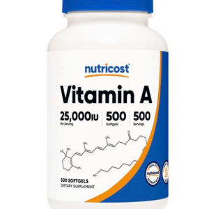Nutricost Vitamin A 25000IU Softgels