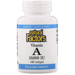 Natural Factors Vitamin A 10000IU Softgels