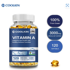 ” Vitamin A 3000 mcg 120 Tablets – Eye Health Immune Support Gluten Free & Non-GMO, 60 Tablets, 3 Tablets”