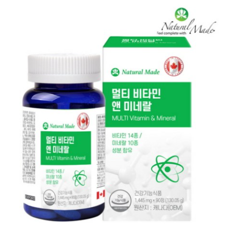 Multivitamin & MineralVitamin A Vitamin D Vitamin E Vitamin K Pantothenic Acid, Selenium Niacin, Biotin, Beta-Carotene, Zinc Multivitamin, 90 Tablets, 1 Tablet