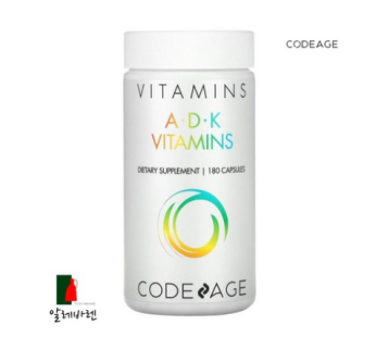 “CodeAge Vitamin A D K Vitamin Plus 180 Capsules, 180 Tablets, 1 Tablet Origin: See product details “