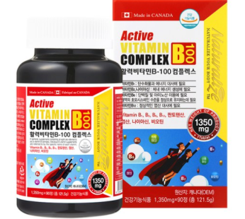 Naturalize Vitality Vitamin B 100 Complex, 90 Tablets, 1 Tablet