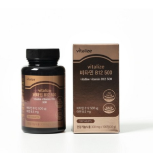 Vitalize Vitamin B12 500 & Zinc, 100 Tablets, 4 Tablets