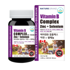 Vitamin B Complex Health Zinc Selenium Plus Immunity Canada Direct Import, 90 Tablets, 5 Tablets