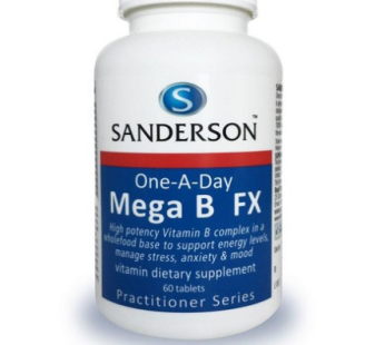 [Sanderson] 60 One-A-Day Mega B (Vitamin B) FX Tablets