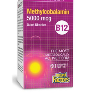 Natural Factors Vitamin B12 Methylcobalamin 5000mcg Natural Factors Methylcobalamin