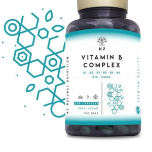 N2 Natural Nutrition Vitamin B B12 B9 B7 B6 B5 B3 B2 B1 150 Tablets
