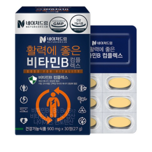 Nature Dream Vitamin B Complex for Vitality 30 Tablets x 6 Boxes, 30 Tablets, 6 Tablets