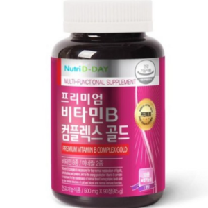 Nutriday Premium Vitamin B Complex Gold, 90 Tablets, 1ea