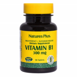 NaturesPlus Vitamin B1 300mg 90 Tablets 1 NaturesPlus Vitamin B1