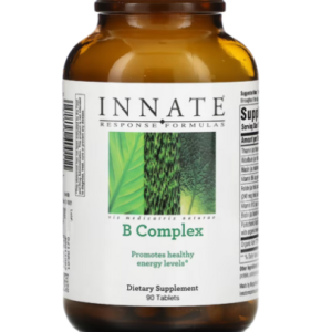 Inate Response Formula, 90 B-Complex, 1 Packet, Vitamin B6 B12 Biotin, Pantothenic Acid, Folic Acid, 90 Tablets, 1 Tablet