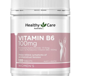 Healthy Care Vitamin B6 Australia 100 mg, 120 Tablets