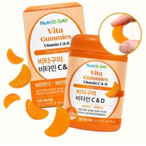 NutriD Day Vita Gummy Vitamin C & D, 180 g, 1 Gummy