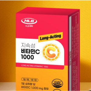 HLB Long-Acting Vitamin C 1000 37.5g, 30 Tablets, 2 Tablets