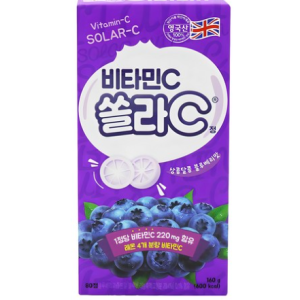 Koryo Eundan Sola C Jung Blueberry Flavor, 80 Tablets, 4 Tablets