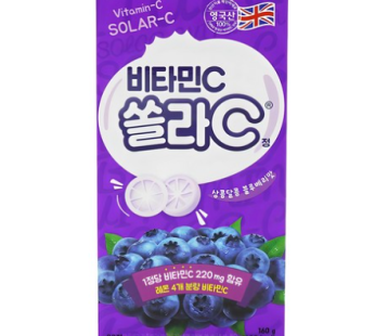 Koryo Eundan Sola C Jung Blueberry Flavor, 80 Tablets, 4 Tablets