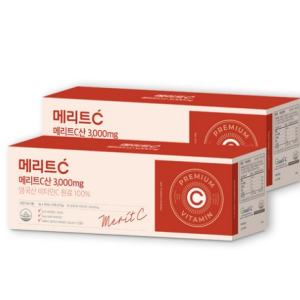 Huons Merit C Acid 3000mg 90 Packets, 90 Packets, 2 Packets