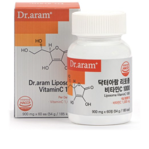 Dr. Aram Liposomal Vitamin C 1000, 60 Tablets, 1 Tablet