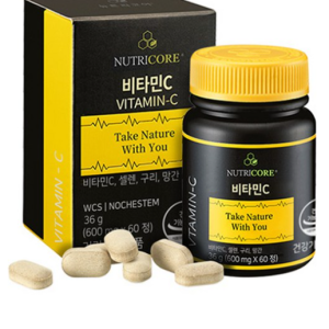 Nutricore Vitamin C, 60 Tablets, 1 Tablet
