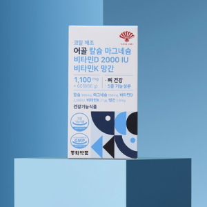 Donghwa Pharmaceutical Coral Seaweed Fish Calcium Magnesium Vitamin D 2000 IU Vitamin K Manganese 66g, 1