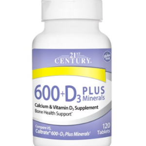 21st Century Calcium Calcium 600mg + D3 Plus Mineral Tablet