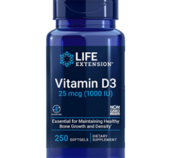 “Lifestation Lifestation Vitamin D3 1000 IU Soft Gel, 250 tablets, 1”