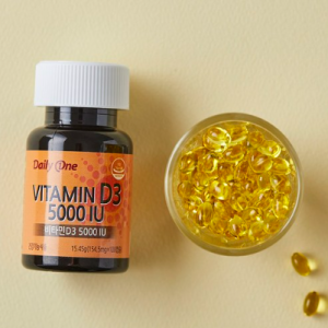 Daily One Vitamin D3 5000IU, 100 tablets, 1