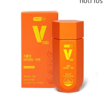 Nutriers’ first 100% vegetable vitamin D + zinc 15 g 30 capsules per day